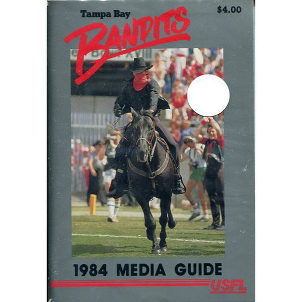 1984 Tampa Bay Bandits Media Guide
