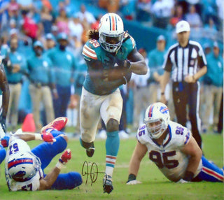 Jay Ajayi Autographed Breaking a Tackle vs.The Buffalo Bills 16x20 Photo