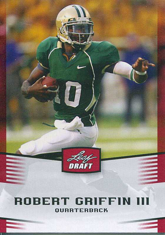 Robert Griffin III Leaf Draft Rookie Card