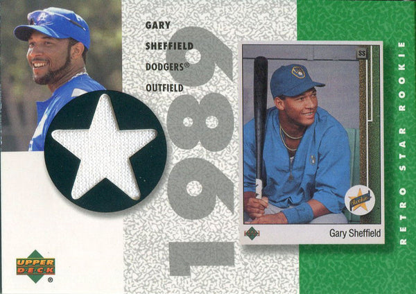 Gary Sheffield 2002 Upper Deck Jersey Card