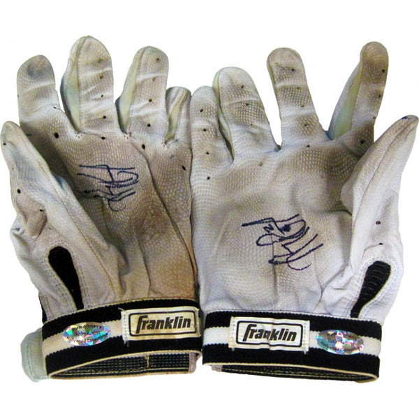 Hanley Ramirez Autographed Game Used Grey Batting Gloves
