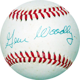 Gene Woodling Autographed JSA Baseball