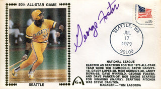 George Foster Autographed First Day Cover 