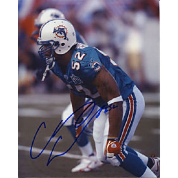 Channing Crowder Autographed/Signed 8x10 Photo