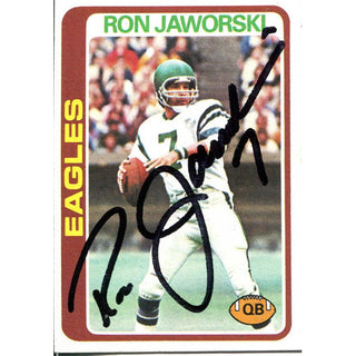 Ron Jaworksi Autographed 1978 Topps Card