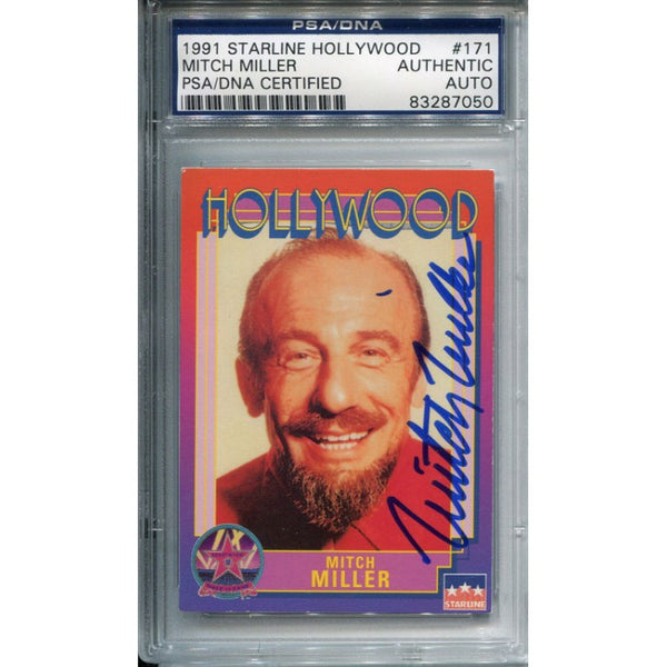Mitch Miller Autographed Starline Hollywood Card