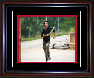 Steve Yuen Unsigned Framed Glenn Rhee Walking Dead 8x10 Photo