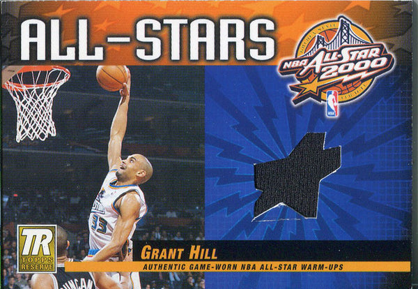 Grant Hill Unsigned 2000 Topps Jersey Card
