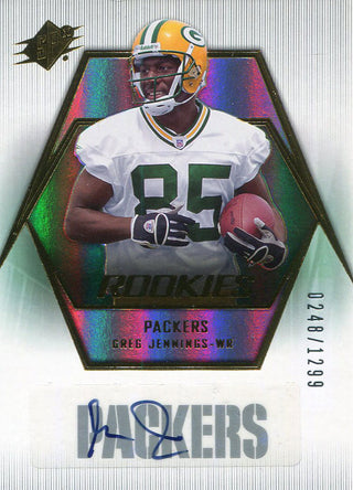 Greg Jennings Autographed 2006 Upper Deck SPx Rookie Card