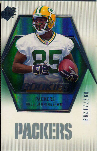 Greg Jennings Unsigned 2006 Upper Deck Rookie Card