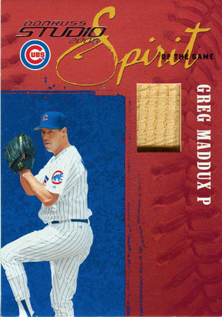 Greg Maddux Unsigned 2005 Donruss Card