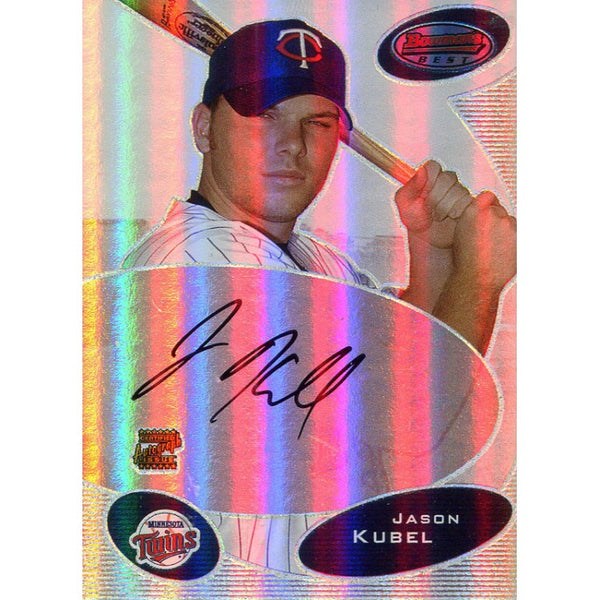 Jason Kubel Autographed 2003 Bowman's Best Card
