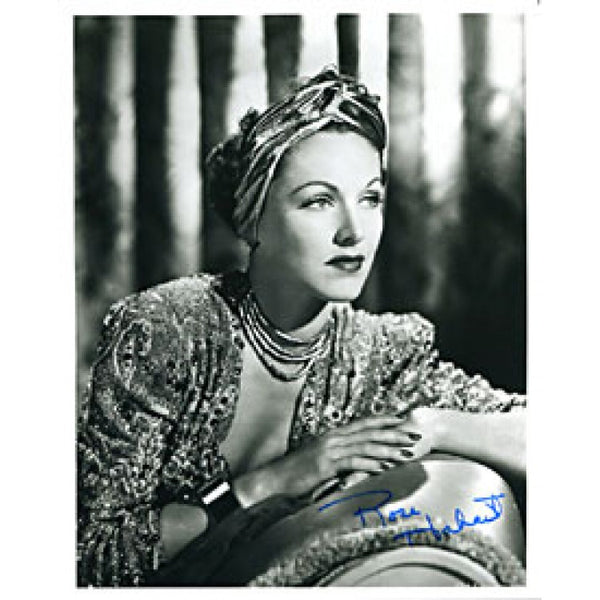 Rose Hobart Autographed / Signed Black & White 8x10 Photo