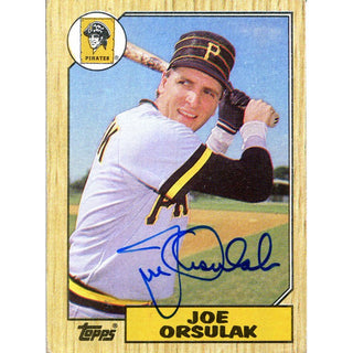 Joe Orsulak Autographed 1987 Topps Card