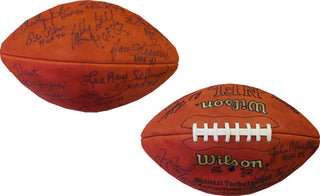 Hall of Famers Autographed Official NFL Football