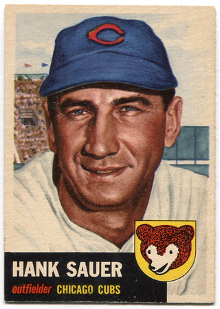 Hank Sauer 1953 Topps Card
