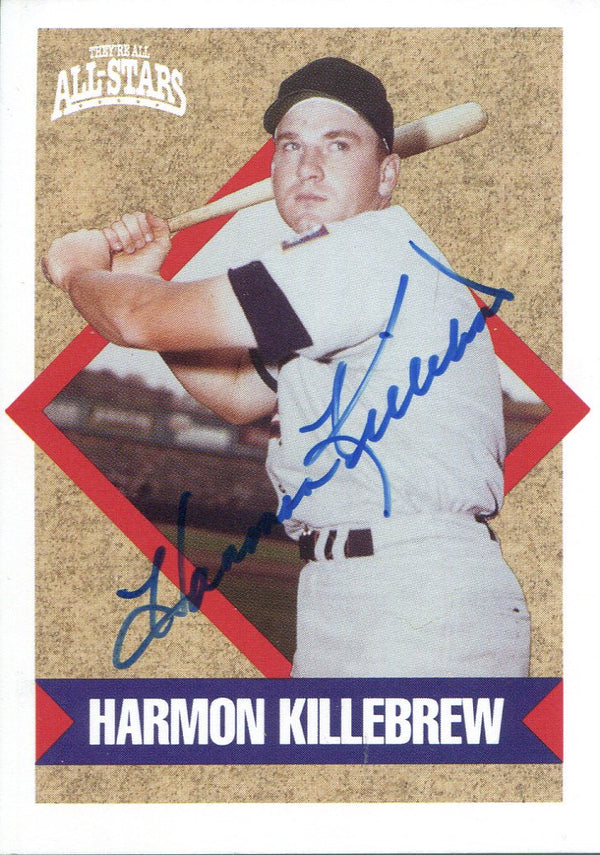 Harmon Killebrew Autographed 1991 Topps All-Stars Card