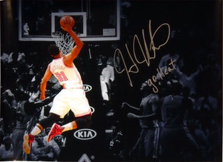 Hassan Whiteside "Go Heat" Autographed Miami Heat 16x20 Photo