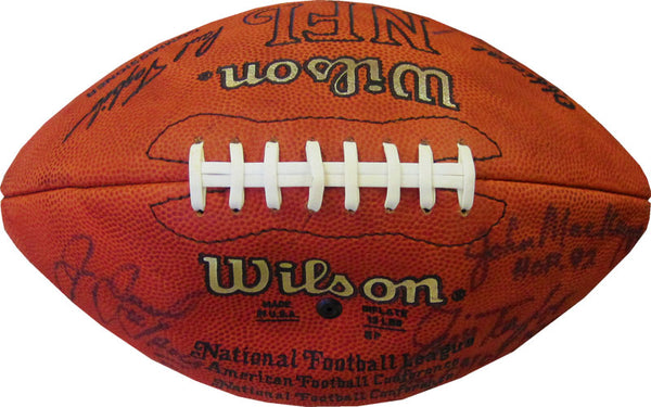 Hall of Famers Autographed Official NFL Football