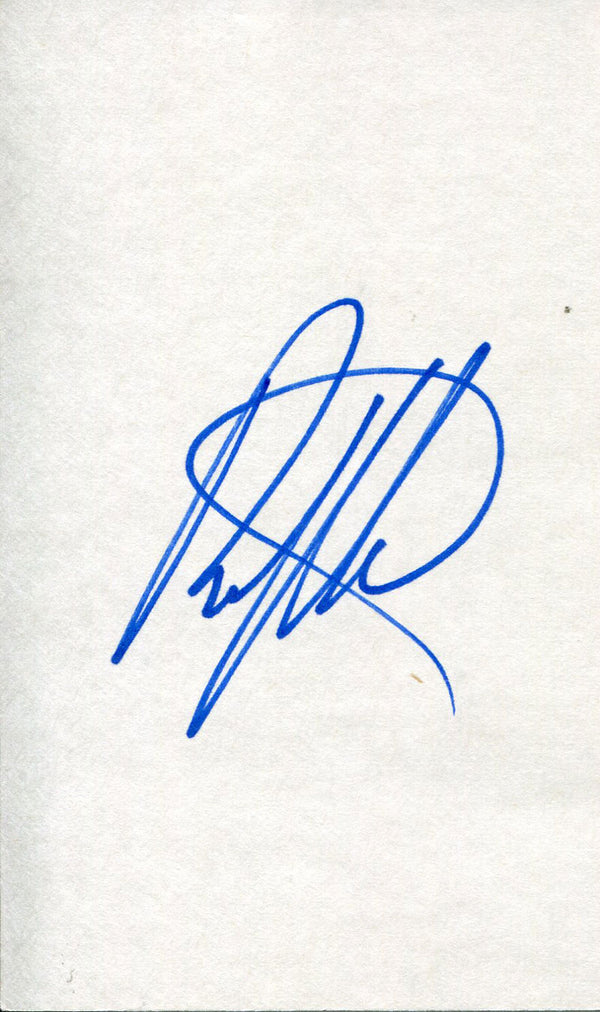 Rusty Staub Autographed 3x5 Index Card