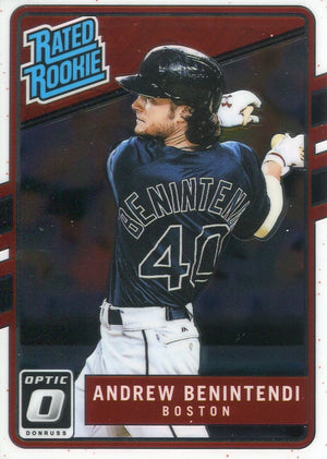 Andrew Benintendi 2017 Donruss Optic Rookie Card