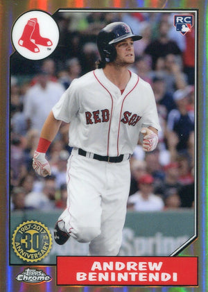 Andrew Benintendi 2017 Topps Chrome 30th Anniversary Rookie Card