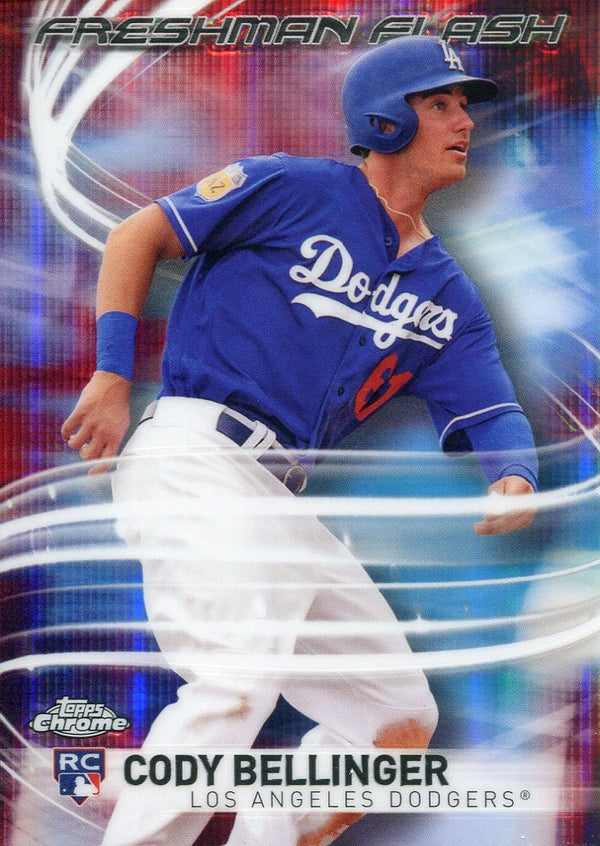 Cody Bellinger 2017 Topps Chrome Freshman Flash Rookie Card