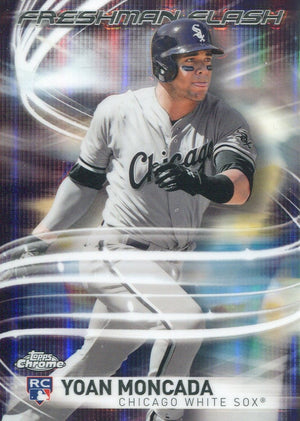 Yoan Moncada 2017 Topps Chrome Freshman Flash Rookie Card