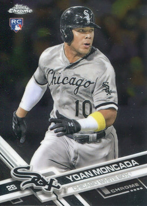 Yoan Moncada 2017 Topps Chrome Rookie Card