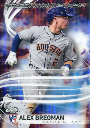 Alex Bregman 2017 Topps Chrome Freshman Flash Rookie Card