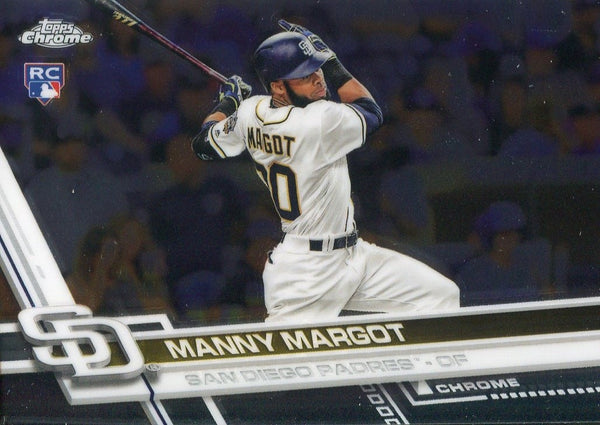 Manny Margot 2017 Topps Chrome Rookie Card