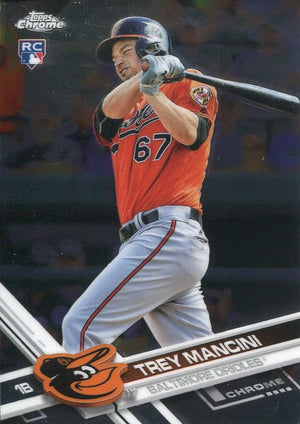 Trey Mancini 2017 Topps Chrome Rookie Card