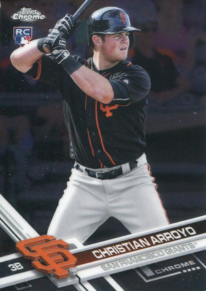 Christian Arroyo 2017 Topps Chrome Rookie Card