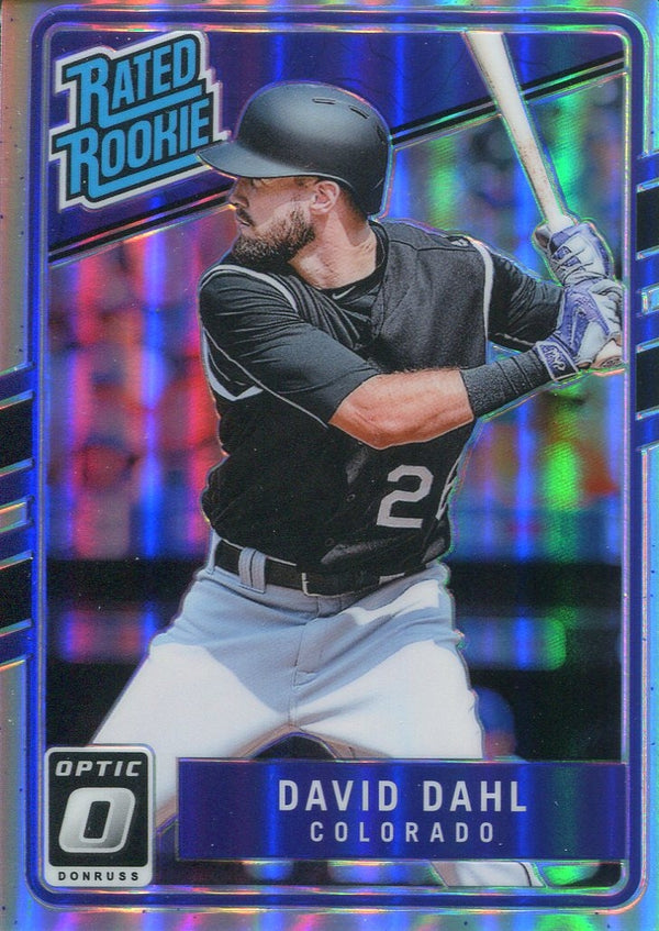 David Dahl 2017 Donruss Optic Rated Rookie Card
