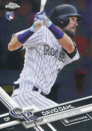 David Dahl 2017 Topps Chrome Rookie Card