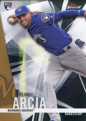 Orlando Arcia 2017 Topps Finest Rookie Card