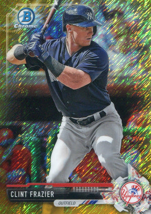 Clint Frazier 2017 Bowman Chrome Gold Card