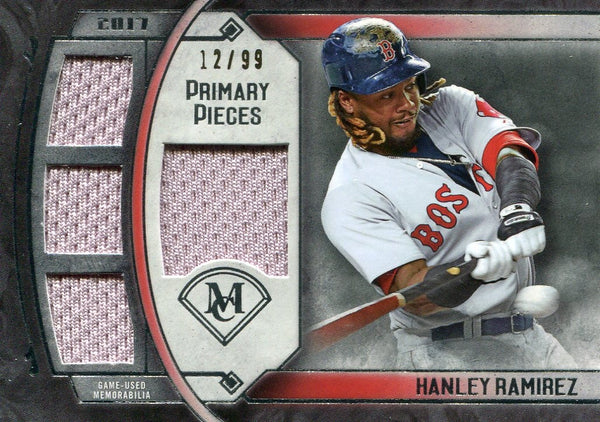 Hanley Ramirez 2017 Topps Museum Collection Quad Relic Jersey Card