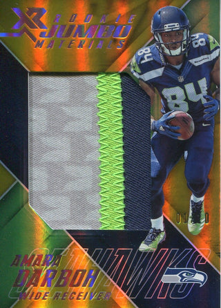 Amara Darboh 2017 Panini XR Rookie Jumbo Materials Patch Card