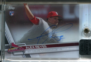 Alex Reyes Autographed 2017 Topps Clearly Authentic Rookie Card