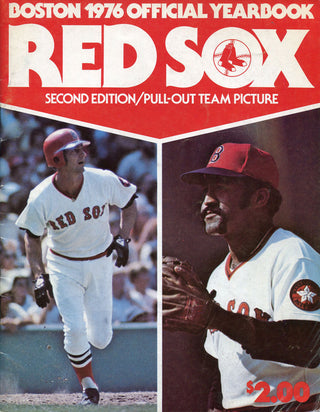 Boston Red Sox 1976 Official Yearbook