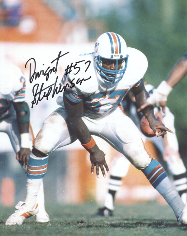 Dwight Stephenson Autographed 8x10 Photo