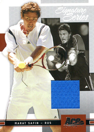 Marat Safin Unsigned 2005 Ace Match-Worn Jersey Card