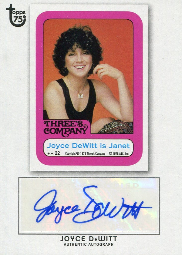 Joyce DeWitt 2013 Topps 75th Authentic Autograph Card