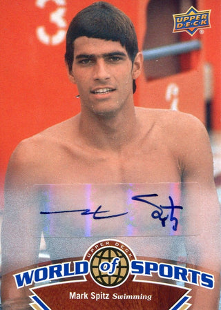 Mark Spitz 2010 Upper Deck World Of Sports Autograph Card