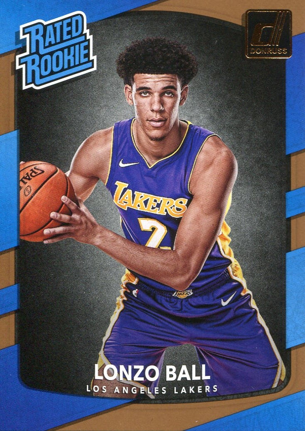 Lonzo Ball 2017 Donruss Rated Rookie Card