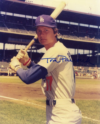 Tom Paciorek Autographed Los Angeles Dodgers 8x10 Photo