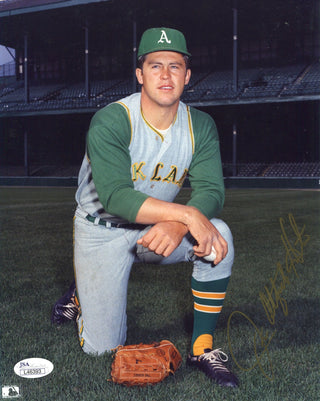 Jim Catfish Hunter Autographed Oakland Athletics 8x10 Photo