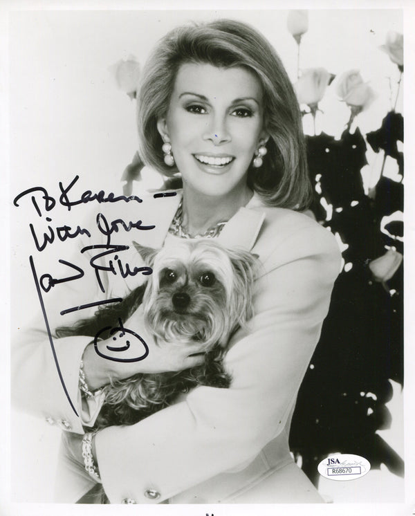 Joan Rivers Autographed 8x10 Photo (JSA)