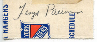 Floyd Patterson Autographed Cut